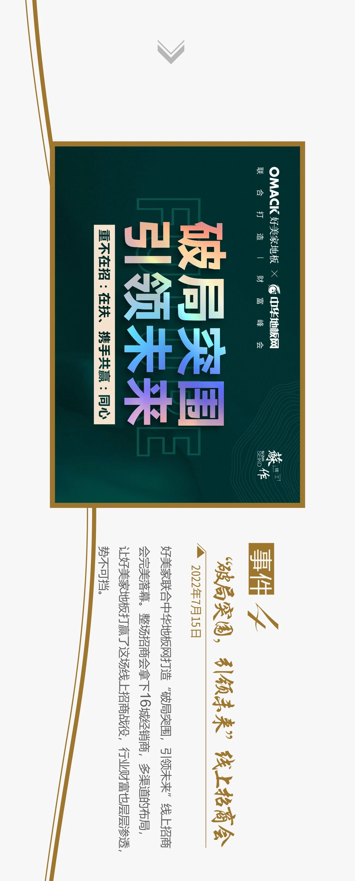 2022“合心合力，再续辉煌”好美家地板年度大事件盘点